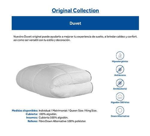 DUVET - Edredón Sealy Original Collection DOWN ALTERNTIVE